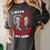 I Wear Red In Memory Of Mom Heart Disease Awareness Month Women's Comfort Colors T-Shirt Pepper I Wear Red In Memory Of Mom Heart Disease Awareness Month Women's Comfort Colors T-Shirt Pepper