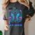 I Wear Teal Purple In Memory Of My Dad Suicide Awareness Women's Comfort Colors T-Shirt Pepper
