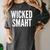 Wicked Smaht Boston Accent Graduation Tee Women's Comfort Colors T-Shirt Pepper