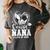 Women's Senior Nana Class Of 2026 Soccer Graduation Heart Women's Comfort Colors T-Shirt Pepper