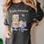 Yarn Quote Easily Distracted By Books And Yarn Reader Women's Comfort Colors T-Shirt Pepper