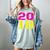 2018 Big Neon Numbers For The New Year Or Graduation Women's Comfort Colors T-Shirt Bay