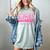 Advocate Support Empower Groovy Social Worker Graduation MSW Women's Comfort Colors T-Shirt Bay