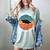 Class Of 2021 Done Senior Graduation Retro Sunset Women's Comfort Colors T-Shirt Bay