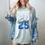Class Of 2025 Senior Graduation 2025 Blue Women's Comfort Colors T-Shirt Bay