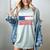 Class Of 2026 Senior Back To School American Flag Graduation Women's Comfort Colors T-Shirt Bay