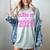 Class Of 2029 Pink Girls Shirt Graduation Women's Comfort Colors T-Shirt Bay