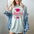 Coquette Pink Bow Senior 2026 2027 Graduation Women's Comfort Colors T-Shirt Bay
