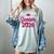 Coquette Pink Bow Senior 2026 Class Of Graduation Women's Comfort Colors T-Shirt Bay