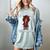 Future HBCU Grad Girl Wearing Graduation Gown Women's Comfort Colors T-Shirt Bay