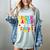 Goodbye Kinder Garten Hello 1st Grade Graduation 2024 Women's Comfort Colors T-Shirt Bay