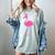 Graduate Cute Pink Flamingo Graduation Women's Comfort Colors T-Shirt Bay