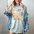 Happy Last Day Of School Groovy Teacher Student Graduation Women's Comfort Colors T-Shirt Bay