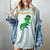 Kids Cute Graduation Dinosaur Smarty Saurus Kinder VPK Pre-k Grad Women's Comfort Colors T-Shirt Bay