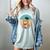 Kids Pre-K Graduate Sloth Cap And Gown Cute Preschool Graduation Women's Comfort Colors T-Shirt Bay