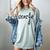 Lacrosse Senior 2024 Sticks And Ball Graduation Women's Comfort Colors T-Shirt Bay