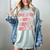 Peace Out Middle School Graduation Groovy Last Day Of School Women's Comfort Colors T-Shirt Bay