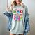 Pre School Graduation Idea For Dad & Preschool Graduation Women's Comfort Colors T-Shirt Bay