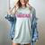 Prom Squad Prom Graduation Class Of 2024 Leopard Matching Women's Comfort Colors T-Shirt Bay