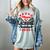 Proud Mom Of a Lacrosse Senior 2022 Graduation Women's Comfort Colors T-Shirt Bay