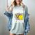 Proud Sister Of A 2026 Senior Softball Graduation Leopard Women's Comfort Colors T-Shirt Bay