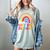 Rainbow Last Day Of 2nd Grade Teacher Student Graduation For Men Women Kids Women's Comfort Colors T-Shirt Bay