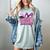 Senior 2027 Class Of 2027 Coquette Girl Pink Graduation 2027 Women's Comfort Colors T-Shirt Bay
