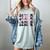 Senior 2027 Class Of 2027 Coquette Pink Bow Graduation 2027 Women's Comfort Colors T-Shirt Bay