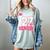 Senior 2027 Class Of 2027 Pink Coquette Bow Graduation Girl Women's Comfort Colors T-Shirt Bay