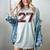 Senior 2027 Maroon Senior Class Of 27 Jersey Graduation Women's Comfort Colors T-Shirt Bay