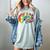 Senior Class Of 2019 Boho Tie Dye Graduation Women's Comfort Colors T-Shirt Bay