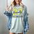 Senior Class Of 2027 Graduation Yellow And Blue On The Back Premium Tri-Blend Women's Comfort Colors T-Shirt Bay