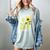Sunflower Teach Love Inspire Cool Graduation Teacher School Women's Comfort Colors T-Shirt Bay