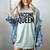 Vaccine Queen Nursing Graduation Shirt Women's Comfort Colors T-Shirt Bay