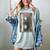 90s MUSIC NOSTALGIA GRAPHIC Raglan Baseball Tee Women's Comfort Colors T-Shirt Denim