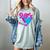 90's Vibe Retro Style Cassette Tape Nostalgia 1990s Party Women's Comfort Colors T-Shirt Denim