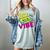 90's Vibe Retro Style Cassette Tape Nostalgia 1990s Party Women's Comfort Colors T-Shirt Denim