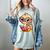 Adorable Book Lover Ostrich With Reading Glasses Cute Women's Comfort Colors T-Shirt Denim
