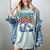 Back To The 2000s Retro Nostalgia Premium Tri-Blend Women's Comfort Colors T-Shirt Denim