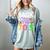 Back To The 70's Mixtape Era Nostalgia Retro 1970 70's Style Women's Comfort Colors T-Shirt Denim