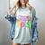 Back To The 70's Mixtape Era Nostalgia Retro 1970 70's Style Women's Comfort Colors T-Shirt Denim