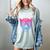 Bi Shy And Ready To Cry Bisexual Introvert Bi Pride Raglan Baseball Tee Women's Comfort Colors T-Shirt Denim