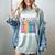 Book Flower Radicalized By Basic Decency Feminist Leftist Women's Comfort Colors T-Shirt Denim