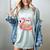 Book Girl Summer Skeleton Reading Books Lovers Beach Women's Comfort Colors T-Shirt Denim