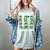 Book Leprechaun St Patrick's Day Library Librarian Reading Women's Comfort Colors T-Shirt Denim