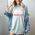 My Book Preference Naughty List Readers Christmas Joke Women's Comfort Colors T-Shirt Denim