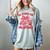 All Booked For Valentine Bow Books Lover Teacher Girl Women Women's Comfort Colors T-Shirt Denim