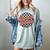 Bookish Baddie Retro Aesthetic Typography Women's Comfort Colors T-Shirt Denim