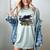 Books Cats Life Is Sweet Cats Books Lover Men Women Women's Comfort Colors T-Shirt Denim
