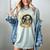 I Like My Books Spicy & My Coffee Icy Skeleton Read Book Women's Comfort Colors T-Shirt Denim